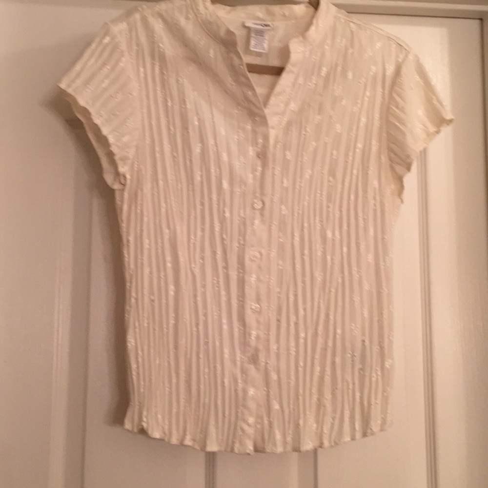 East 5th off white blouse